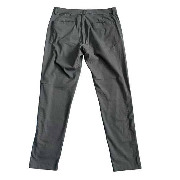 Lululemon Slim Tapered Twill Trousers Dark  Gray 32” Men’s Size 34 - Picture 6 of 8